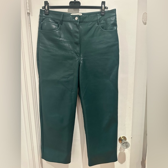 Wilfred Melina Cropped Jewel Green Pants - Picture 6 of 10